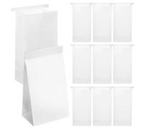 MUSISALY Bolsas Desechables para Vómitos 50 Unidades Bolsa Sanitaria de Papel Resistente Uso para Viaje en Coche y Avión de Aseo Portátil contra Náuseas y Mareos