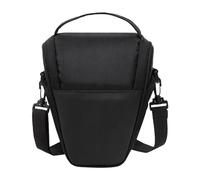 MUSISALY Bolso Bandolera Unisex para Cámara DSLR Pequeño de Poliéster y Nailon Inserción Acolchada, Correa Ajustable y Gran Capacidad para Viaje y Fotografía Profesional
