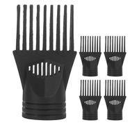 MUSISALY Boquilla para Secador de Pelo 5 Piezas Peine de Plástico Desenredante para Cabello Rizado y Liso Accesorio Alisador Compacto y Ligero para Peinado Profesional y Uso Diario