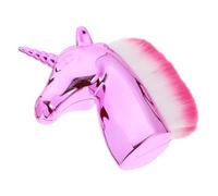 MUSISALY Brocha De Maquillaje Unicornio Para Polvos Rubor y Base Mango De Plástico Para Mujeres y Niñas
