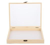 MUSISALY Caja de Exhibición de Insectos de Madera Maciza Vitrina de Colección para Muestras de Bricolaje Proyectos de Ciencias Escolares y Decoraciones Navideñas Caja Madera