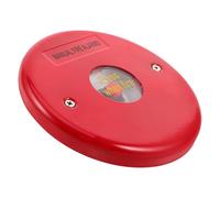 MUSISALY Campana de Incendios de Acero Inoxidable Roja, Alarma de Emergencia Manual Fácil Instalación y Montaje en Pared para Uso en Fábricas y Comercios