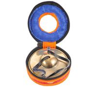MUSISALY Campana de Meditación de Cobre Portátil para Yoga y Mindfulness, Instrumento de Percusión Manual Ligero Diseño Delicado y Estuche de Almacenamiento
