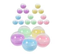 MUSISALY Cápsulas Transparentes de Plástico Macaron de 28 MM 100 Unidades Cápsulas Redondas Vacías para Máquinas Expendedoras Manualidades Recuerdos de Fiesta y Juguetes