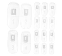 MUSISALY Consejos Para Uñas Transparentes Para Practicar Arte De Uñas 100 Unidades Tamaño Estándar Para Salones Profesionales y Principiantes En Manicura Práctica