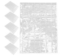 MUSISALY Contenedor Plástico para Monedas y Billetes 42 Bolsillos Transparentes en 6 Hojas, Álbum para Coleccionistas Espacio para Medallones y Monedas de Desafío