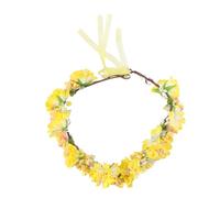 MUSISALY Coronas de Flores para Novias Tiaras Tocado de Flores para Mujer Tocado de Boda Adorno para El Cabello de Boda Decoración de Fiesta de Novia