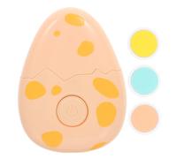 MUSISALY Cortauñas Eléctrico para Bebés Kit de Cuidado de Uñas Seguro y Rápido 3 Cabezales Pulidor Eléctrico de Uñas Dibujo Animado Color Amarillo Aseo Infantil