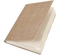 MUSISALY Cuaderno A5 en Blanco Páginas Blancas, Bloc de Notas Duradero de Papel Kraft, Libro de Visitas y Diario para Estudiantes, Álbum de Recortes Práctico para Escritura Creativa