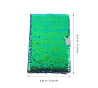 MUSISALY Cuaderno de Lentejuelas Reversible con Diseño de Cierre Diario Encantador para Niñas Libreta Pequeña para Escritura Creativa y Organización Escolar