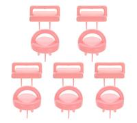 MUSISALY Cubiertas de Enchufes Eléctricos para Bebés en Color Rosa, Hechas de Abs y Plástico, Pack de 10 Piezas que Protegen Niños y Evitan Inserciones Peligrosas en Enchufes y Tomas