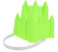 MUSISALY Cubo de Nieve Grande Forma de Castillo Octogonal, Juego de Juguetes de Plástico para Exterior, Set de Pala y Pinza para Hacer Bolas de Nieve, Colores Surtidos, Color Aleatorio