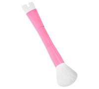 MUSISALY De Maquillaje Facial Doble Cabezal Para Aplicar Blush y Herramienta De Maquillaje Portátil Color Rosa