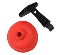 MUSISALY Desatascador de Fregadero de Cocina Ventosa de Tpr Rojo, Fácil de Limpiar y Eficaz para Desatascar Tuberías Hogar