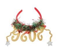 MUSISALY Diadema 2026 Estrellas Brillantes Doradas Tocado Festivo para Fiesta de Año Banda Cabello Lentejuelas Accesorio Ajustable para Niñas y Mujeres en Celebraciones