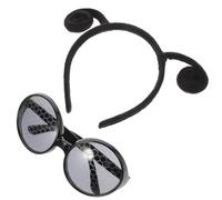 MUSISALY Diadema Antena para Fiesta y Cosplay Diadema Ligera y Cómoda Gafas Accesorio Divertido para Disfraces de Insectos Adecuado para Cumpleaños y Mascaradas