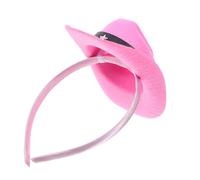 MUSISALY Diadema Mini Sombrero de Copa Rosa 135 CM para Fiesta y Carnaval Accesorio Temático Ligero y Cómodo para Eventos y Disfraces