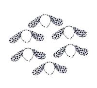 MUSISALY Diadema Orejas de Animal para 6 Piezas, Aro Pelo de Fiesta Cosplay, Diseño de Peluche Estampado de Dálmata, Accesorios Creativos para Disfraces y Eventos Infantiles