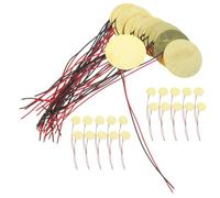 MUSISALY Discos Piezoeléctricos de Cobre Fuerte y Estable 40 para para Guitarra Acústica Fáciles de Instalar, para Pastillas y Disparadores de Batería Pastillas y Disparadores de Batería