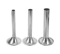 MUSISALY Embutidora de Chorizos de Acero Inoxidable, 3 Unidades, Accesorios para Máquina de Carne, Resistente y Compatible para Cocina Profesional