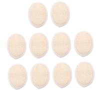 MUSISALY Esponja Natural de Lufa 10 Toallas Exfoliantes Desechables Diseño Suave y Exfoliación Delicada y Tela Beige para Baño y Dormitorio