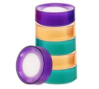 MUSISALY Esponja para mojar el dedo en pack de 6 esponjas de ebonita para empleados bancarios para conteo efectivo y orden de documentos Color Aleatorio