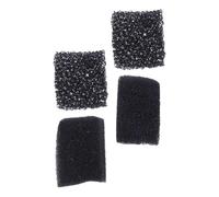 MUSISALY Esponjas de Maquillaje Negras para Halloween 4 Piezas, Esponja de Espuma de Agujeros Finos para Producir Manchas Oscuras y Crear Efecto de Vello, Adecuado para Cosplay