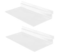 MUSISALY Estantes Colgantes Transparentes para Zapatos, 2 Piezas de Plástico, Exhibidor Compacto para Uso en Tiendas Minoristas y Recibidores