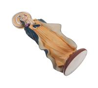 MUSISALY Estatua de María Católica Miniatura de Resina Escultura Religiosa para Mesa y Decoración Navideña Figura Madre para Hogar y Iglesia