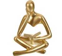 MUSISALY Estatua Pensador Abstracto de Resina para Decoración Hogar Oficina Estudio Minimalista Ligera y Compacta para Sala y Escritorio