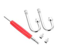 MUSISALY Extensiones de Vástago de Válvula de Cobre Resistente para Neumáticos de Coche Moto Bicicleta Kit para Fácil Instalación y Uso Duradero