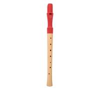 MUSISALY Flauta dulce soprano para aula de música, instrumento de madera de nivel básico para niños y principiantes, flauta de viento de madera de 8 agujeros (estilo alemán)
