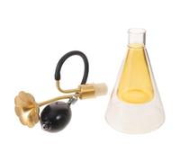 MUSISALY Frasco Pulverizador de Perfume de Vidrio y Cobre, 90ml, Vintage
