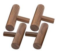 MUSISALY Ganchos de Pared Rústicos de Aleación 4piezas para Colgar Abrigos y Sombreros Excelente Estabilidad para Baño y Puerta