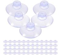 MUSISALY Ganchos de ventosa para mesas de cristal 20 mm, mini ventosas reutilizables 100 unidades, colgadores prácticos para cocina y baño, fijación segura sin herramientas