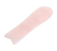 MUSISALY Gua Sha de Cuarzo Natural para Rostro Herramienta Facial de Masaje Diseño Ergonómico Curvo Piedra Gua Sha Compacta para Cuidado de Piel y Reducción de Ojeras