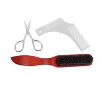 MUSISALY Herramienta Recortar Bigote Kit Hombre Cepillo Peine Recortador Bigote Accesorios Color Juego Cepillos Bolsa