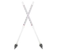 MUSISALY Hidrómetros de Vidrio para Líquidos 10-20 Densidad y Concentración Medidor de Alcohol y Jarabe de Arce Escala 0-70 Pack 2 Unidades Uso Manual y Profesional