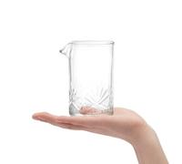 MUSISALY Jarra Mezcladora de Cócteles Fácil de Verter de 700ml de Vidrio Boca Lisa y Diseño Redondo y Prevenir Derrames para Bar y Coctelería