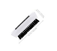 MUSISALY Juego de 4 Cepillos para Uñas con Mango Ergonómico Antideslizante Doble Cara con Cerdas Suaves y Firmes Resistentes a Altas Temperaturas para Limpieza Diaria de Manos y Pies