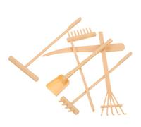 MUSISALY Juego de Mini Rastrillos de Plástico para Bandeja de Arena Zen, 6 Piezas Amarillas, Herramienta Ligera para Meditación y Manualidades, Juguetes Creativos para Niños y Adultos, Uso