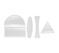 MUSISALY Kit de Lentes Ópticas 5 Piezas de para Enseñanza de Física Lentes Convexas y Cóncavas para Científicos y Demostraciones Ópticas