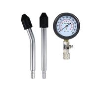 MUSISALY Kit de Probador de Compresión de Automóviles y Motocicletas Manómetro de Presión de Cilindros Multifuncional con Adaptadores Aplicables Medidor 0-300 Psi 0-20 Bar Herramienta