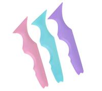 MUSISALY Kit de Suministros de Maquillaje: Plantilla de Silicona para Cejas Delineador de Ojos Y Herramienta Aplicadora de Rímel para Mujeres