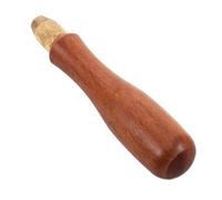 MUSISALY Mango de Madera Marrón Diseño Ergonómico con Mandril de Latón que Facilita la Instalación y Reduce la Fatiga en Trabajos de Modelismo para Limas Pequeñas de 3.1 a 3.7mm