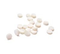 MUSISALY Marcadores de Trastes para Guitarra Incrustaciones de Concha Marina, Tamaño Mini 6,3mm, Paquete de 10 Unidades para Decoraciones de Banjo