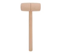 MUSISALY Martillo de Madera de Haya para Bricolaje y Carpintería, Mazo Pequeño Cabeza Redonda Adecuado para Manualidades Delicadas y Proyectos Artesanales