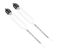 MUSISALY Medidor de Densidad de Leche 2 Piezas Hidrómetro de Vidrio para Leche de Vaca y Cabra Herramienta de Medición Precisa para Cocina Hidrómetro Manual Líquido Medición Alta