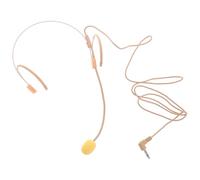 MUSISALY Micrófono de Diadema Amplificador de Audio para Presentaciones y Teatro, Tecnología Avanzada, Diseño Headworn, Material Plástico y Esponja Beige para Profesionales y Docentes