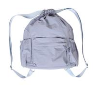 MUSISALY Mochila Cordón para Mujer Azul de Tela Oxford Ligera y Versátil, Mochila Pequeña Adecuado para Deporte y Uso Diario, Diseño Minimalista y Funcional